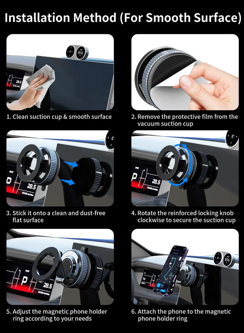 Magnetic Suction Car Phone Mount