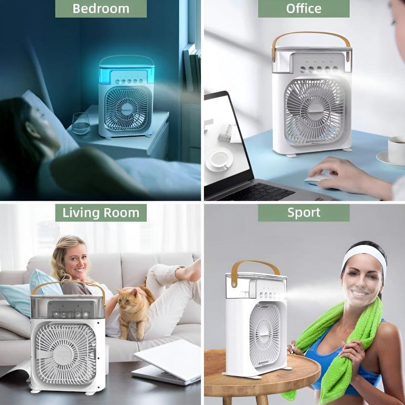 3 In 1 Mini Portable USB AC Cooling Fan