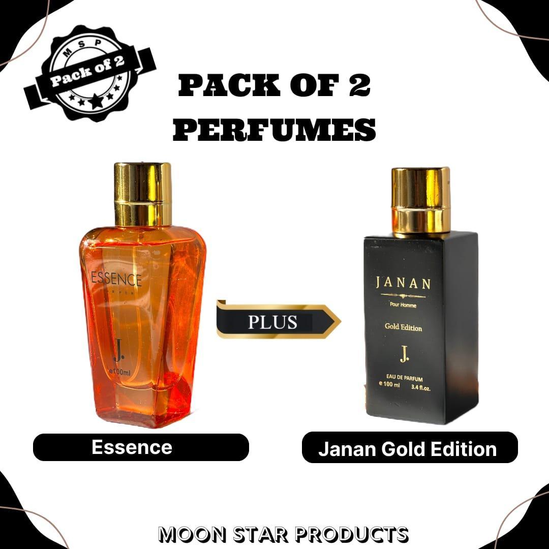 Pack of 2 – J. Essence & J. Janan | Perfume For Men and Women – 100ml