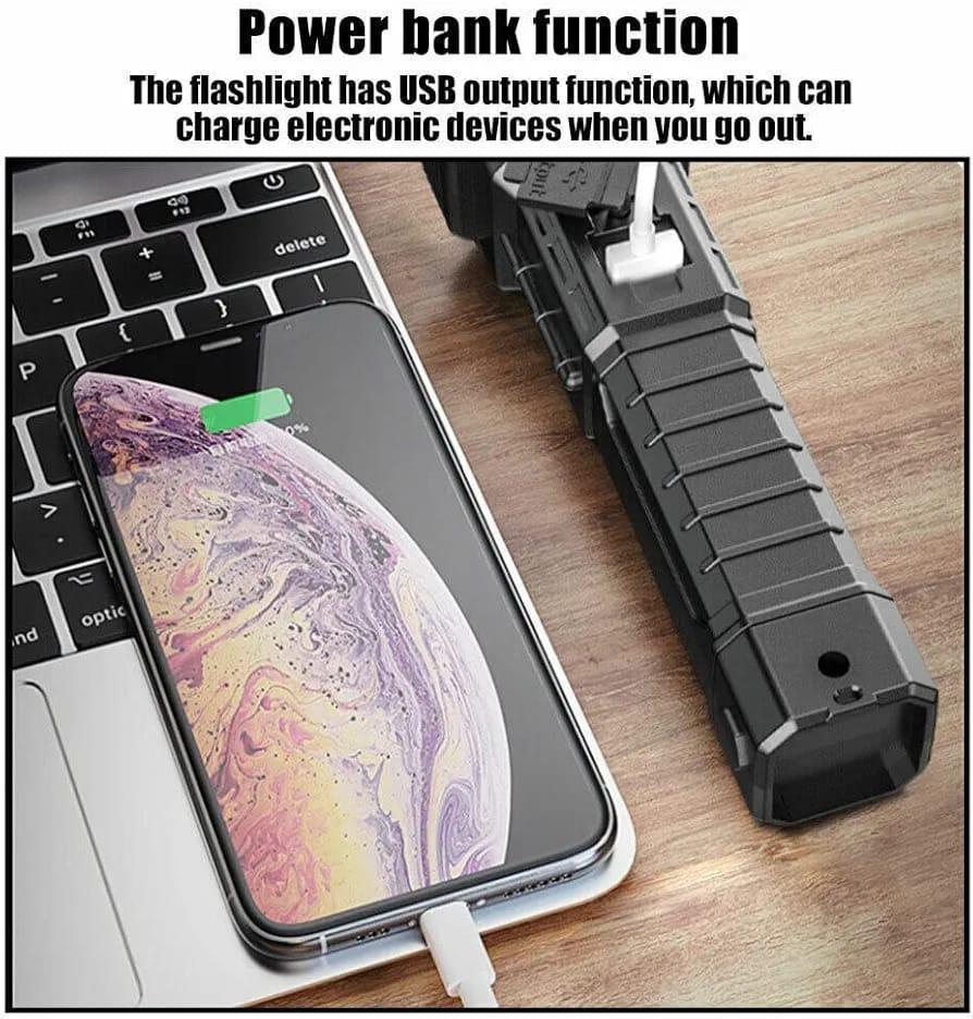 USB Rechargeable Flashlight – Best LED Emergency Light
