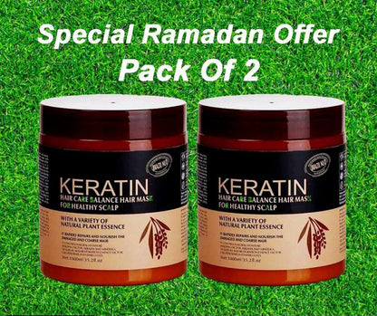 Buy 1 Get 1 free Keratin Hair Mask 1000ML (Pack 2) Original