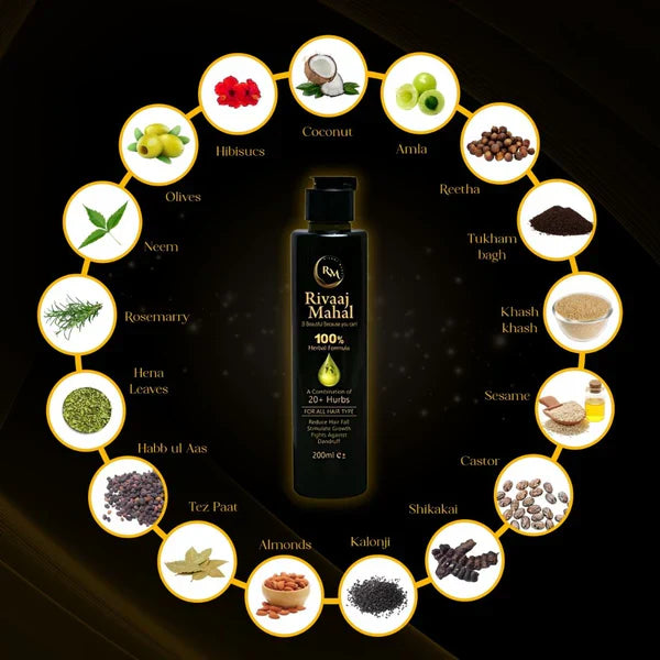 Buy 1 Get 1 free Rivaaj Mahal Hair Oil Pack 2