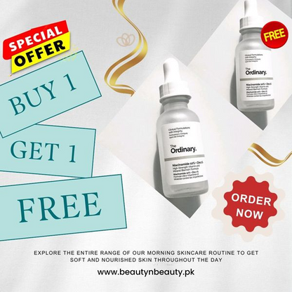 Buy 1 Get 1 Free Ordinary Niacinamide 10% + Zinc 1% 30ml